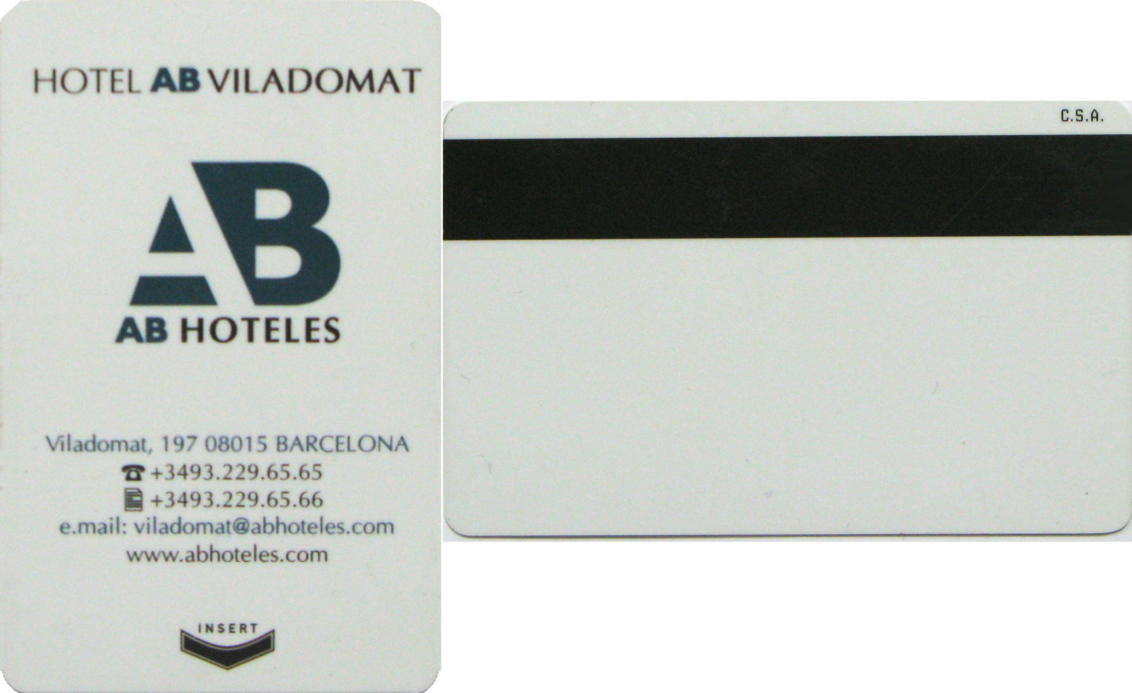 Hotel sample planning session with control and premium card options