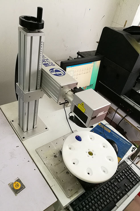 RFID Keyfob laser engraving